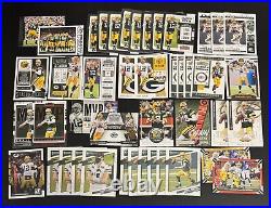 (402) Aaron Rodgers Green Bay Packers BULK Lot Base Inserts & Parallels