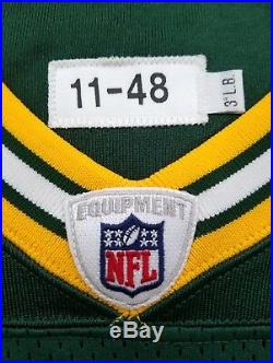 #4 Brett Favre Green Bay Packers NFL Equipment Room Jersey (Size 48)