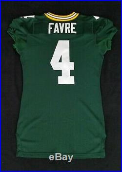 #4 Brett Favre Green Bay Packers NFL Equipment Room Jersey (Size 50)