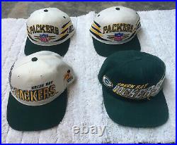 4 VTG GREEN BAY PACKERS Snapback Sports Specialities & Logo Athletics ONE SIZE