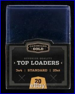 (6000) 6 Cases 3x4 Premium Cbg Baseball Trading Card Topload Toploaders