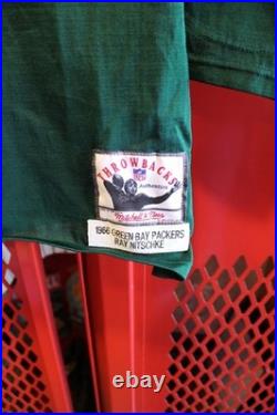 66 Green Bay Packers Nitschke jersey Mitchell Ness Jurgella Collection Size 44