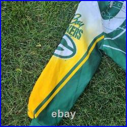 90's Vintage Chalk Line NFL Green Bay Packers Fanimation Jacket Size L, USA Made