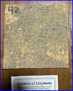 90s Green Bay Packers Lambeau Locker Room Carpet White/Favre Sweat AUTHENTICATED 90s Green Bay Packers Lambeau Locker Room Carpet White/Favre Sweat AUTHENTICATED