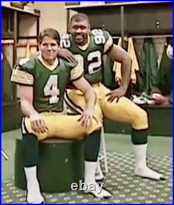 90s Green Bay Packers Lambeau Locker Room Carpet White/Favre Sweat AUTHENTICATED 90s Green Bay Packers Lambeau Locker Room Carpet White/Favre Sweat AUTHENTICATED
