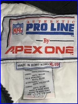 90s Greenbay Packers Jacket NFL Puffer Sz XL Apex One Zip Up Rare Streetwear