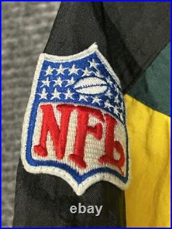 90s Greenbay Packers Jacket NFL Puffer Sz XL Apex One Zip Up Rare Streetwear