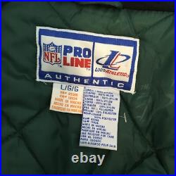 90s Logo Athletic Pro Line Green Bay Packers Parka Jacket Large Packable Hood 90s Logo Athletic Pro Line Green Bay Packers Parka Jacket Large Packable Hood