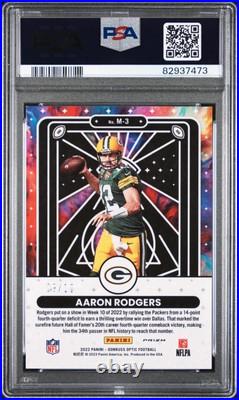 AARON RODGERS /10 2022 Panini Donruss Optic GOLD Mythical CASE HIT SSP AARON RODGERS /10 2022 Panini Donruss Optic GOLD Mythical CASE HIT SSP