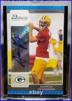 AARON RODGERS 2005 Bowman Auto RC #112 Autograph SP Rookie Green Bay Packers #2