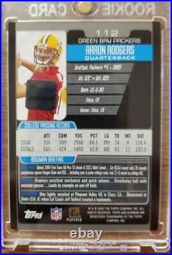AARON RODGERS 2005 Bowman Auto RC #112 Autograph SP Rookie Green Bay Packers #2
