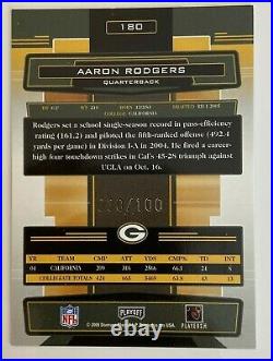 AARON RODGERS 2005 Playoff Absolute Memorabilia GOLD Rookie Card RC Auto 030/100