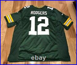 AARON RODGERS Green Bay Packers Nike LIMITED Home Jersey Stitched XL ($160)