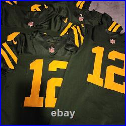 AARON RODGERS NIKE ELITE NFL Jersey Green Bay Packers 50s CLASSIC uniform MVP