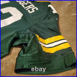 AARON RODGERS NIKE ELITE size 44 NFL Jersey Green Bay Packers Titletown MVP