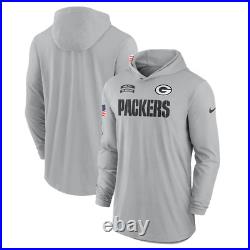 AUTHENTIC Nike Green Bay Packers 2024 Salute to Service Men's Lightweight Hoodie