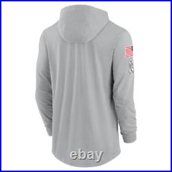 AUTHENTIC Nike Green Bay Packers 2024 Salute to Service Men's Lightweight Hoodie