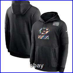 AUTHENTIC Nike Green Bay Packers NFL Crucial Catch Club Pullover Sideline Hoodie