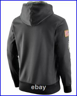 AUTHENTIC Nike Green Bay Packers NFL Salute to Service Pullover Hoodie Men's 3XL