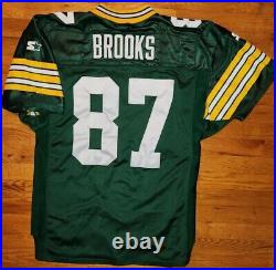 AUTHENTIC STARTER Green Bay PACKERS BROOKS Jersey Mens 48 vintage football