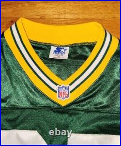 AUTHENTIC STARTER Green Bay PACKERS BROOKS Jersey Mens 48 vintage football