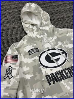 AUTHENTIC XL Nike Green Bay Packers 2024 NFL Salute to Service Pullover Hoodie AUTHENTIC XL Nike Green Bay Packers 2024 NFL Salute to Service Pullover Hoodie