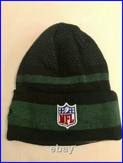 A Lot Of 10 New Era Green Bay Packers Beanie Knit Cap One Size Fit Most