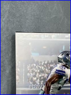 Aaron Jones Autographed Green Bay Packers 10K Wave 16x24 Canvas JSA COA
