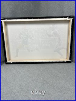 Aaron Jones Autographed Green Bay Packers 10K Wave 16x24 Canvas JSA COA