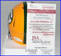 Aaron Jones Autographed Signed Green Bay Packers Speed Mini Helmet Jsa