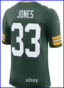 Aaron Jones Nike Green Bay Packers Mens Green Home Limited Football Jersey, Bnwt