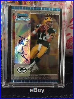 Aaron Rodgers 2005 Bowman Chrome Rookie Auto Packers