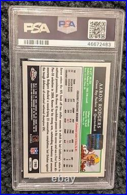 Aaron Rodgers 2005 TOPPS CHROME XFRACTOR Rookie Autograph Gold PSA 10