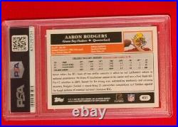 Aaron Rodgers 2005 TOPPS Rookie RC PSA 10 GEM Packers