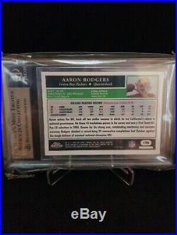 Aaron Rodgers 2005 Topps Chrome 190 Rc Rookie Green Bay Packers Bgs 9.5 Gem Mint