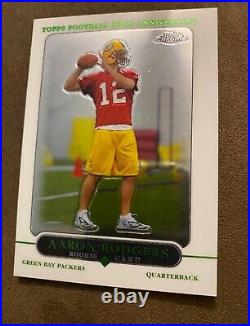 Aaron Rodgers 2005 Topps Chrome Football Rookie Card #190
