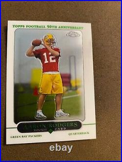 Aaron Rodgers 2005 Topps Chrome Football Rookie Card #190