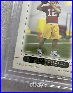 Aaron Rodgers 2005 Topps Green Bay Packers Rookie RC Card #431 BGS 9.5 Gem Mint