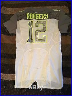 Aaron Rodgers 2015 Pro Bowl game issued jersey with matching pants Packers