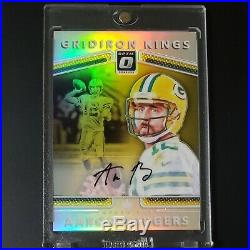 Aaron Rodgers 2017 Optic Gridiron Kings Autograph Auto /5 5/5 1/1 Packers