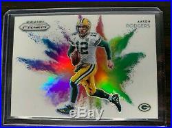 Aaron Rodgers 2019 Panini Prizm Color Blast CB-AR SSP Insert 110 Cases PACKERS