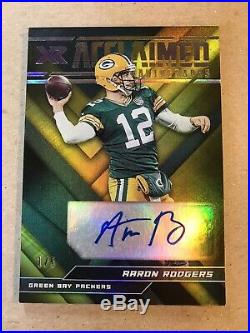 Aaron Rodgers 2019 Panini XR Gold Acclaimed Autograph Auto /5