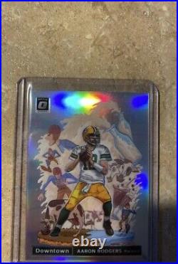 Aaron Rodgers 2020 Donruss Optic Downtown Prizm Ssp Green Bay Packers
