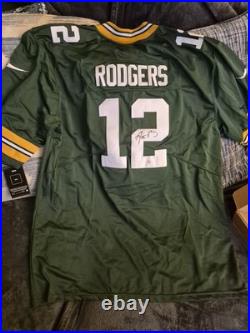 Aaron Rodgers Autographed Green Bay Packers Jersey