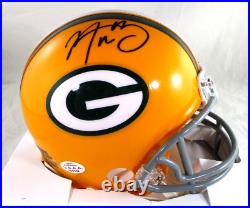 Aaron Rodgers / Autographed Green Bay Packers Logo Riddell Mini Helmet / COA