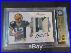 Aaron Rodgers Bgs 9.5 10 2016 Flawless Auto Sick Patch! /5 Ultra Rare! Game Worn