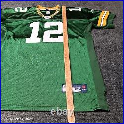 Aaron Rodgers Green Bay Packers #12 Sewn Stitched Jersey Adult 52