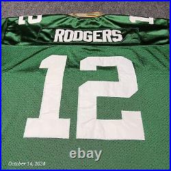 Aaron Rodgers Green Bay Packers #12 Sewn Stitched Jersey Adult 52
