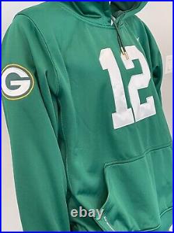 Aaron Rodgers Green Bay Packers Jersey NFL Hooded Sweatshirt Embroidered Hoodie