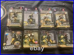 Aaron Rodgers Green Bay Packers Mcfarlane Figures Lot Of 17 Aaron Rodgers Green Bay Packers Mcfarlane Figures Lot Of 17